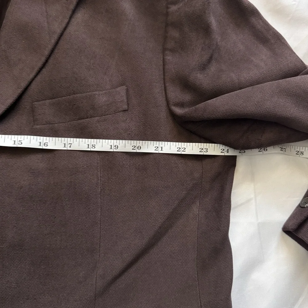 Vintage '98 Ralph‎ Ralph Lauren Brown Coat Blazer Made In Canada 70% Viscose 48L